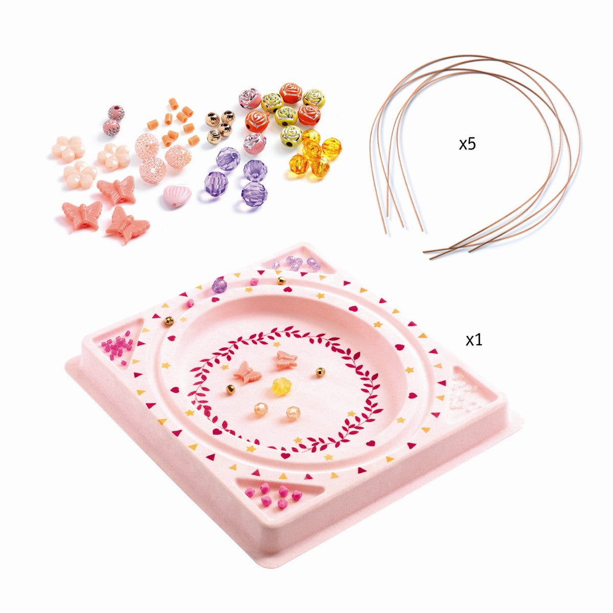 Djeco Kreativ perler, DIY Smukke hårbøjler