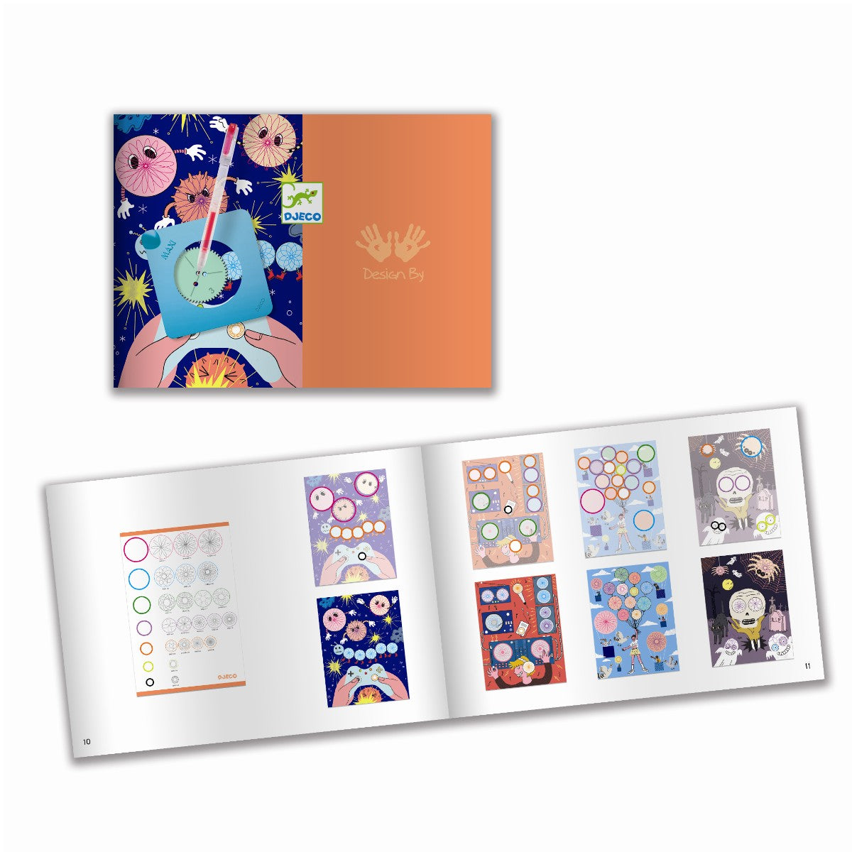 Djeco Kreativ æske, Spiraler 10 temaer