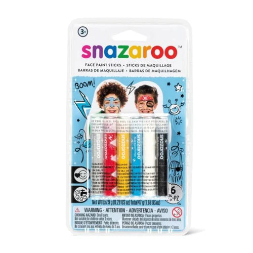 Snazaroo Sminkefarve stifter 6 stk. Blå