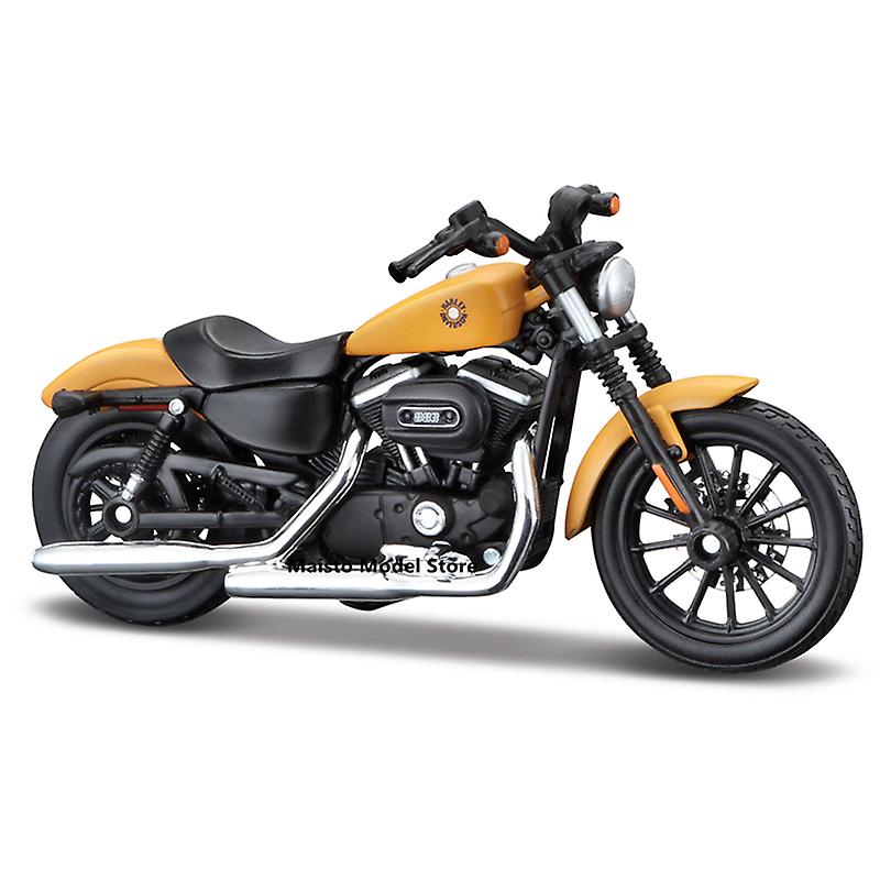 Maisto Harley Davidson 2014 Sporster Motorcykel, Sennepsgul
