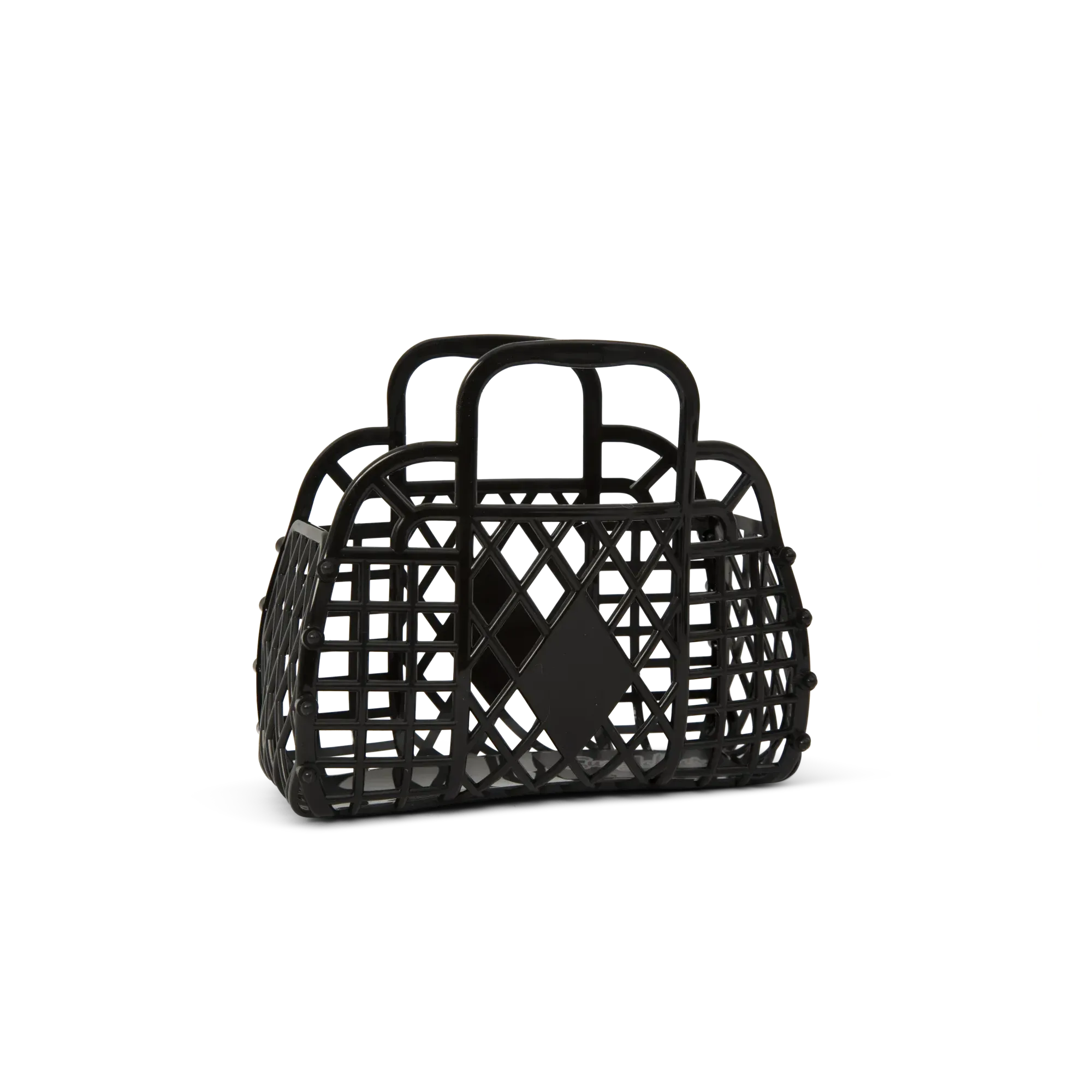 Sun Jellies Retro kurvetaske mini, Black