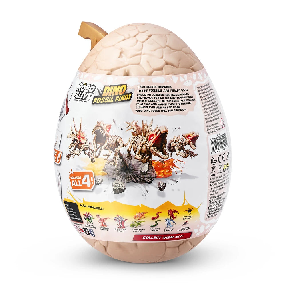 Robo Alive Dino Fossil Find Surprise Egg ass. 1 stk.