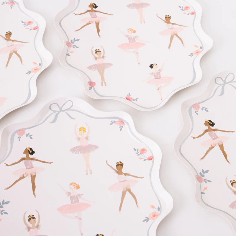 Meri Meri Paptallerkner silhuet, Ballerina