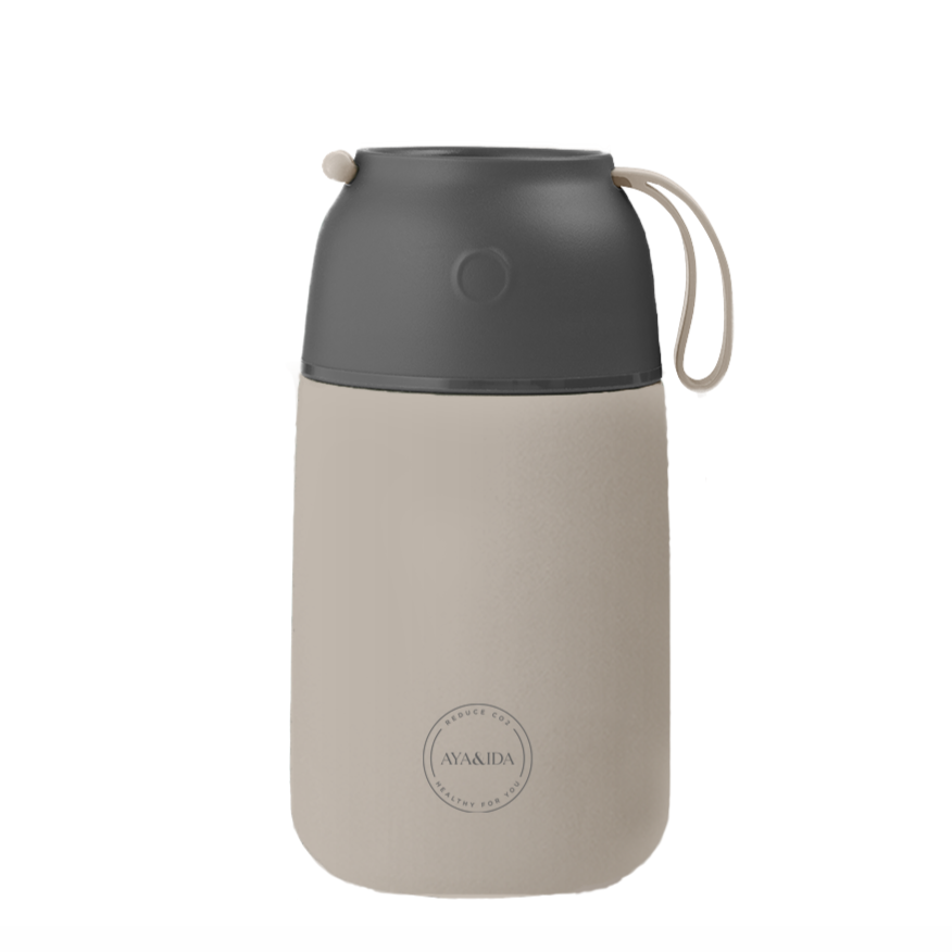 Aya & Ida Food'ie Lunch Box 700 ml, Cream Beige