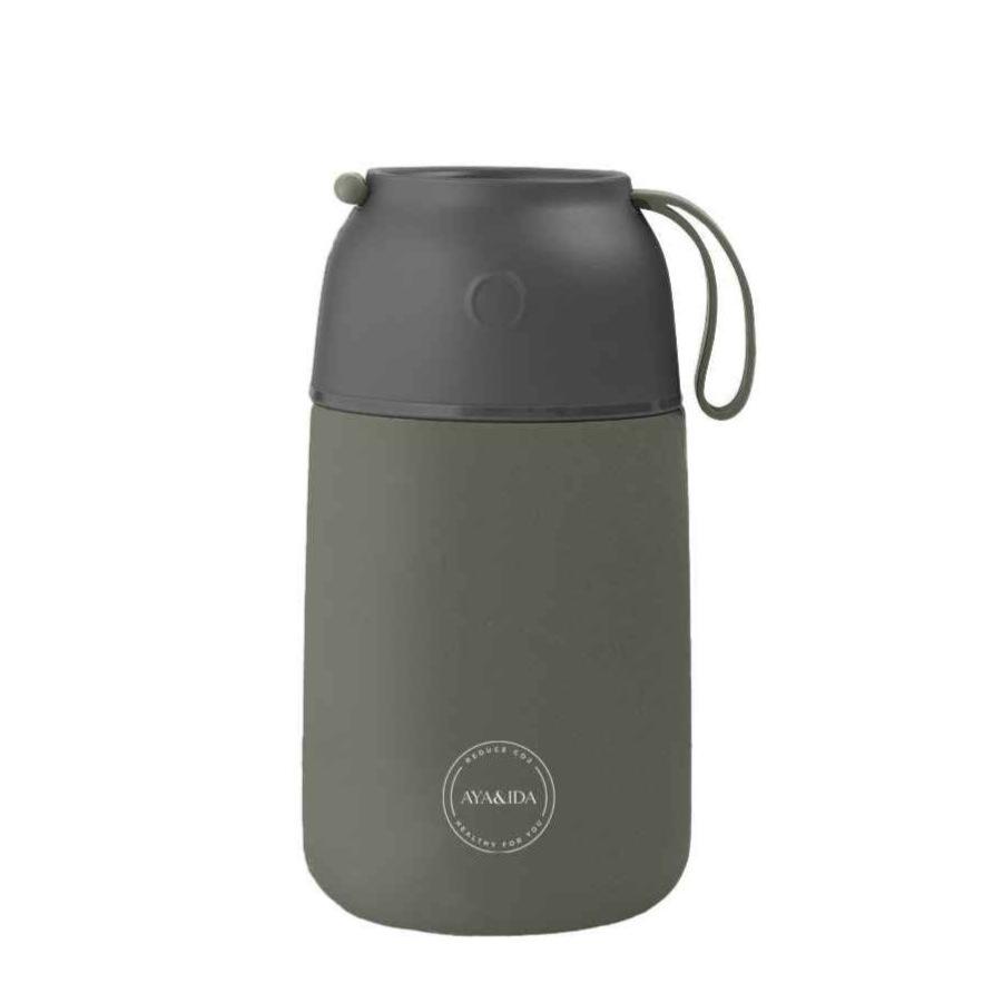 Aya & Ida Food'ie Lunch Box 700 ml, Tropical Green