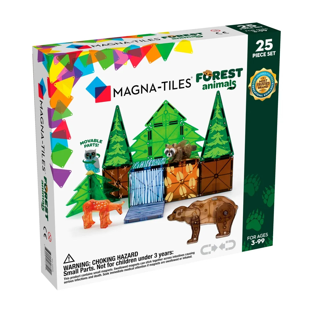 Magna-Tiles Forrest Animals 25 stk.