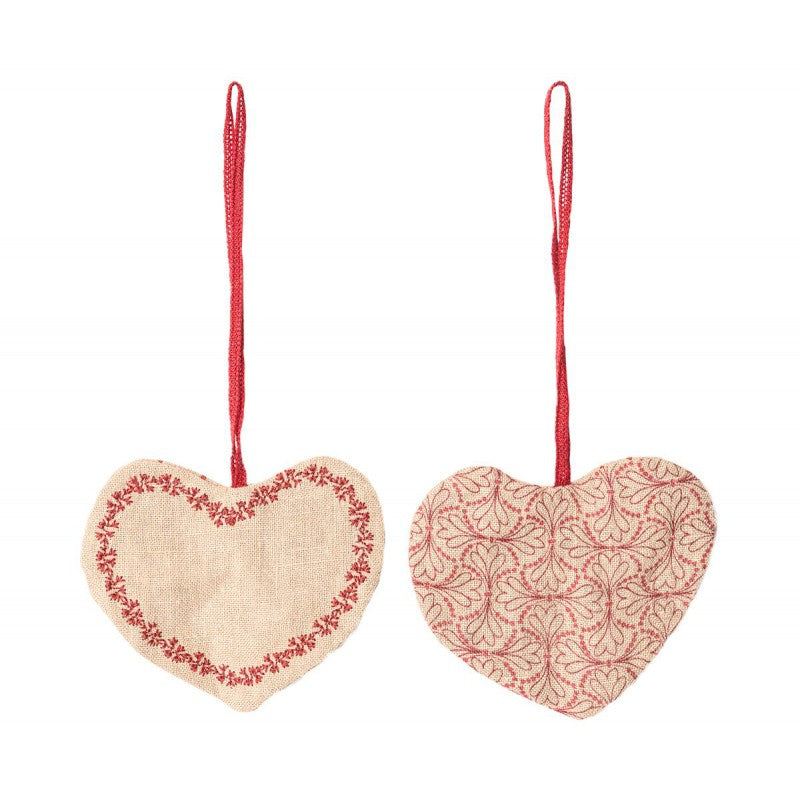 Maileg Julepynt, Stofhjerte ass. 1 stk.