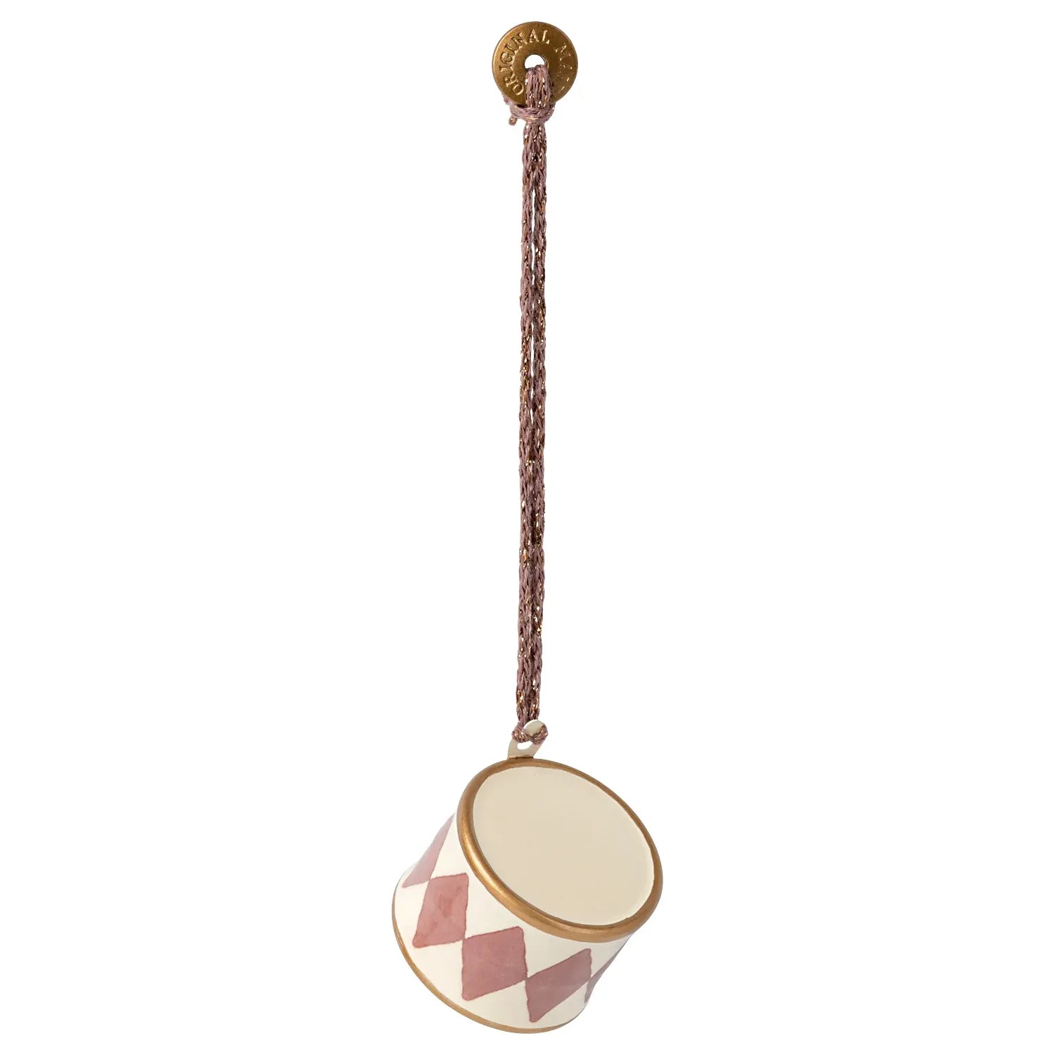 Maileg Juleophæng, Metaltromme rosa