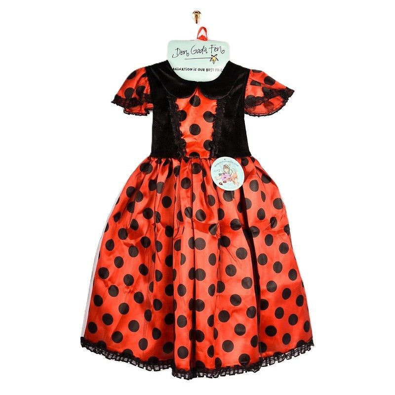 Den Goda Fen Mariehøne dragt str. 4-6 år