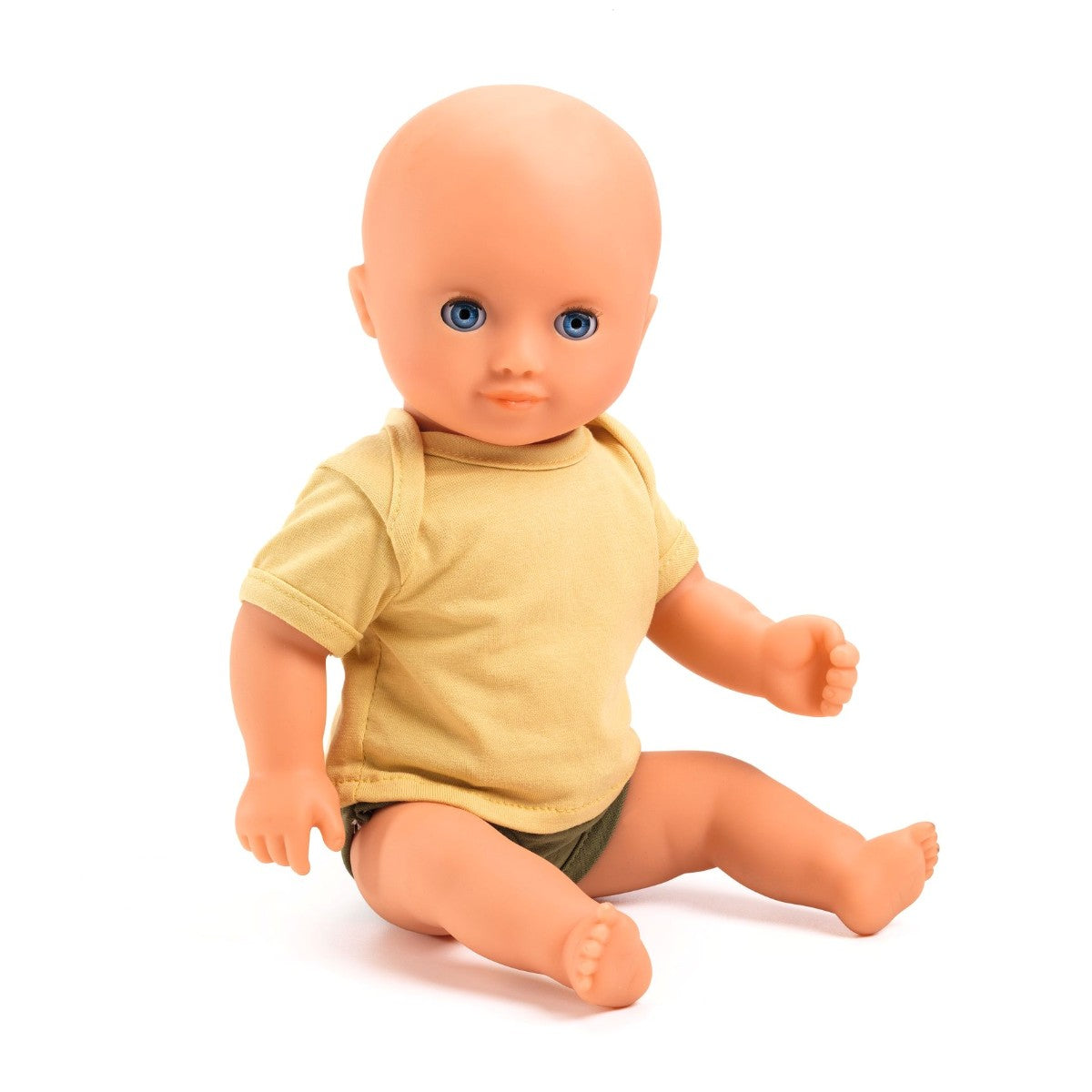 Djeco Pomea Bade-babydukke 32 cm, Olive