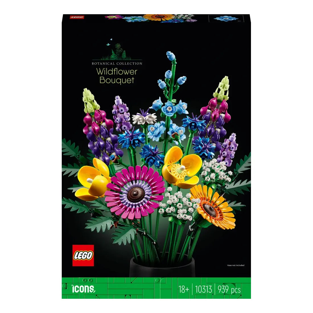 LEGO® Flowers, Wildflower Bouquet 10313, 18+