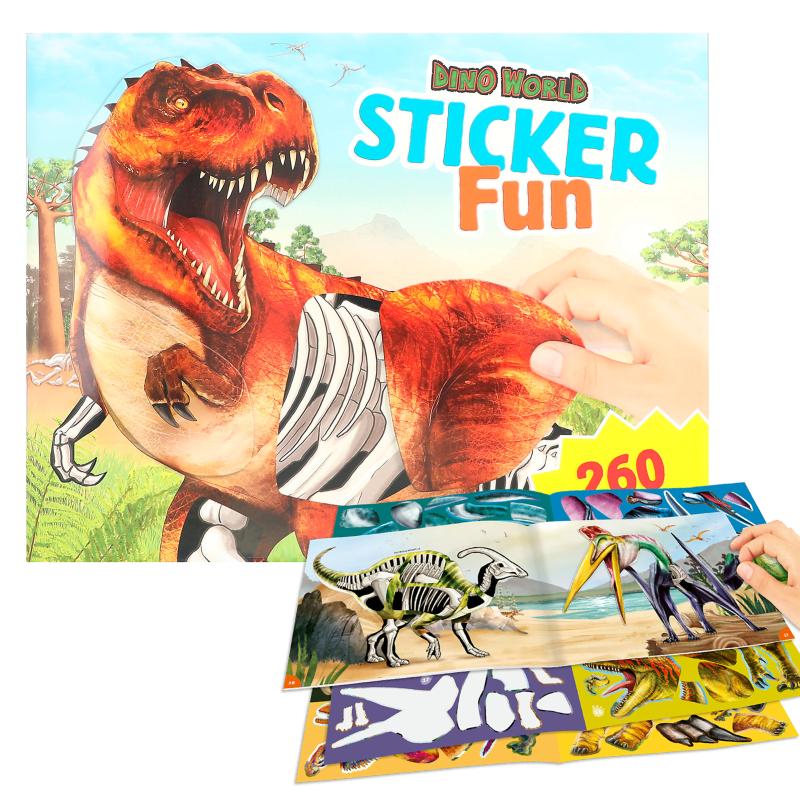 Dino World Sticker Fun 260 stk.