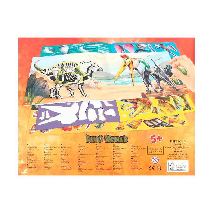 Dino World Sticker Fun 260 stk.