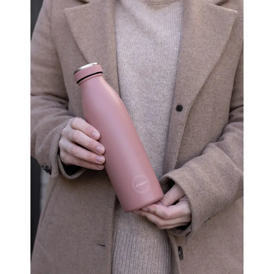 Aya & Ida Thermo drikkeflaske 500 ml, Ash Rose