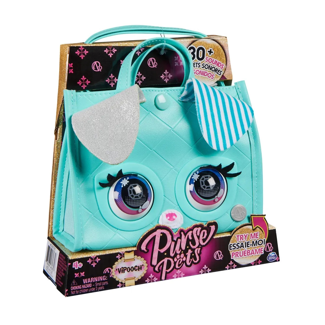 Purse Pets Quiltet skuldertaske, Puppy