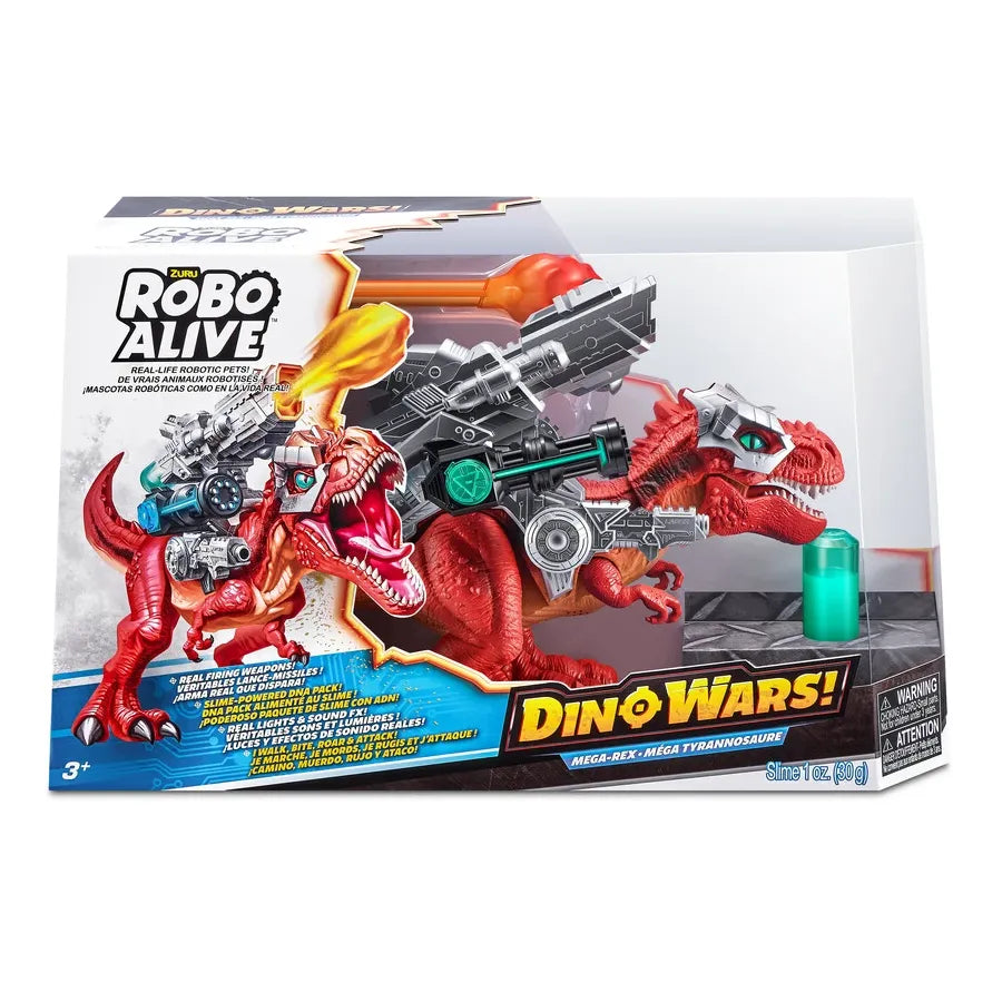Robo Alive Dino Wars Giant Battling T-Rex