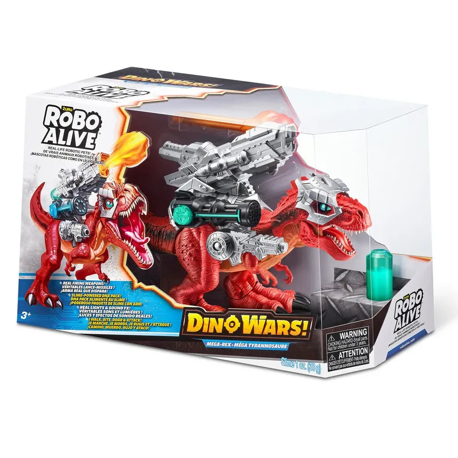 Robo Alive Dino Wars Giant Battling T-Rex