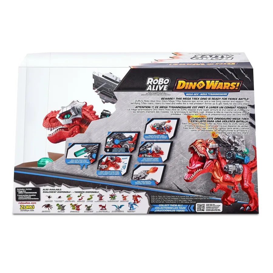 Robo Alive Dino Wars Giant Battling T-Rex