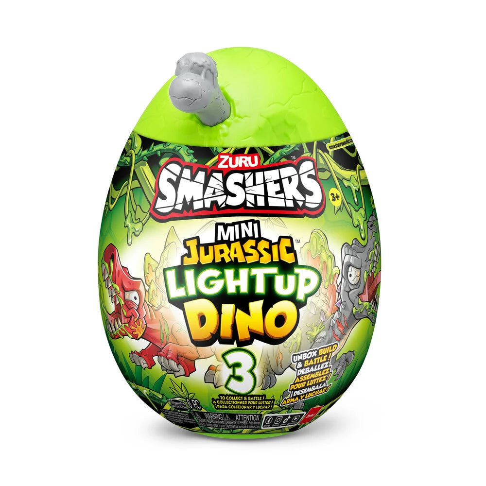 Smashers Jurassic Mini Light-Up Dino ass. 1 stk.