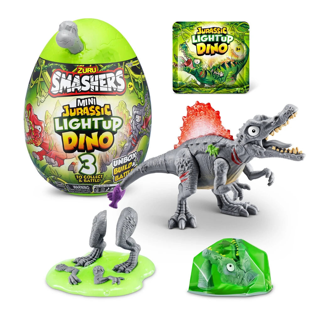 Smashers Jurassic Mini Light-Up Dino ass. 1 stk.