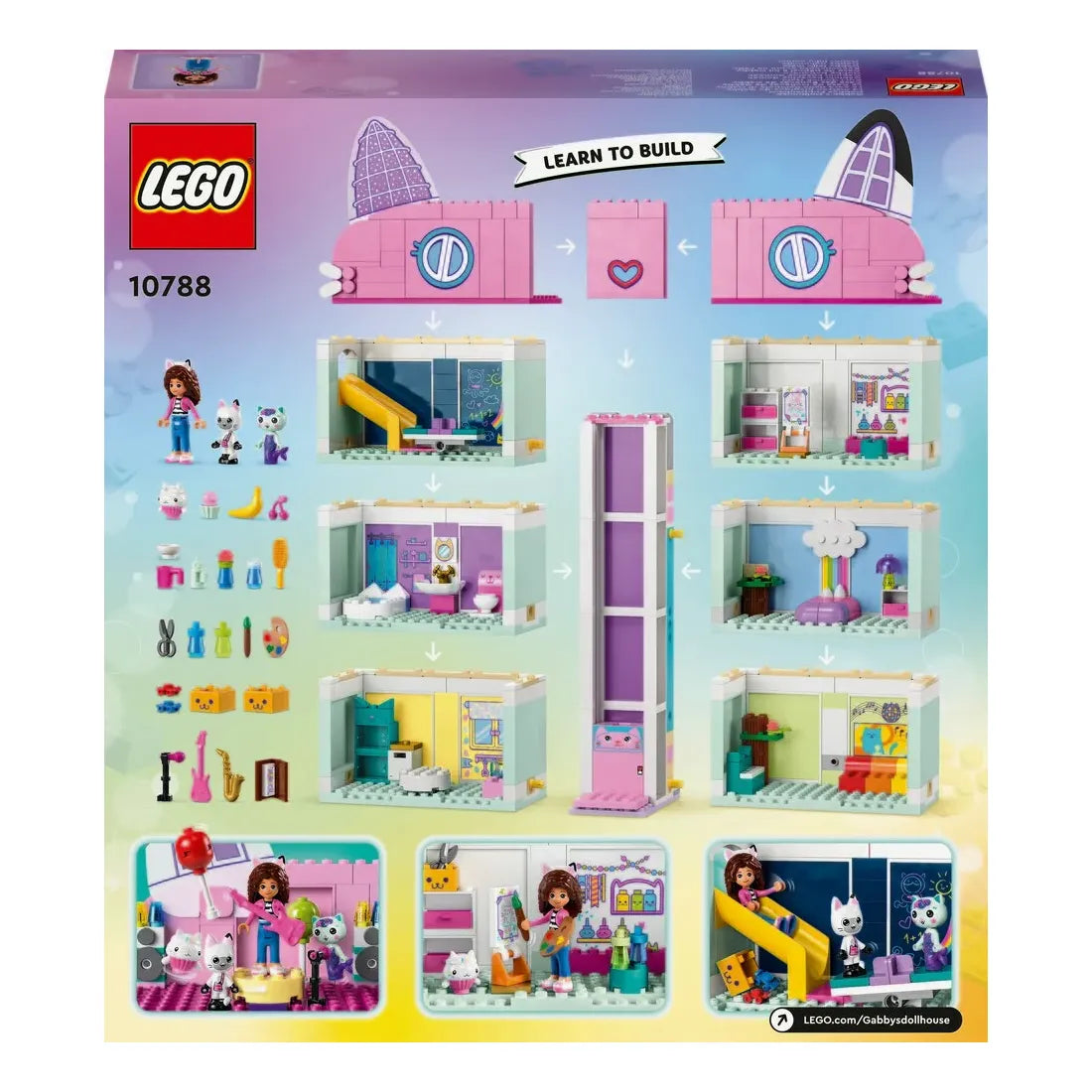 LEGO Gabby's Dollhouse, Dukkehus 10788