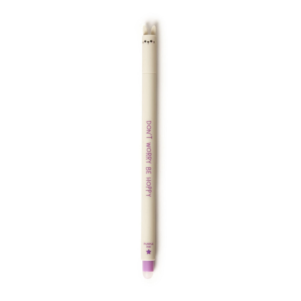 Legami Erasable Gelpen lilla, Rabbit
