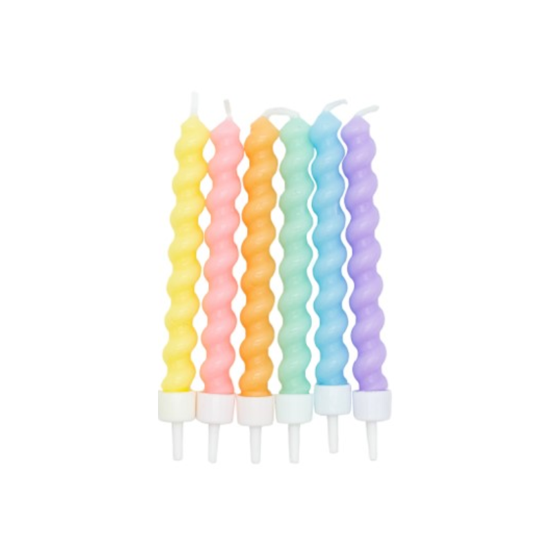 Kagelys snoet 6 stk. Pastel