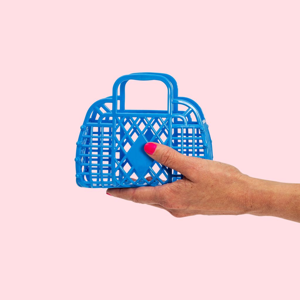 Sun Jellies Retro kurvetaske mini, Royal Blue