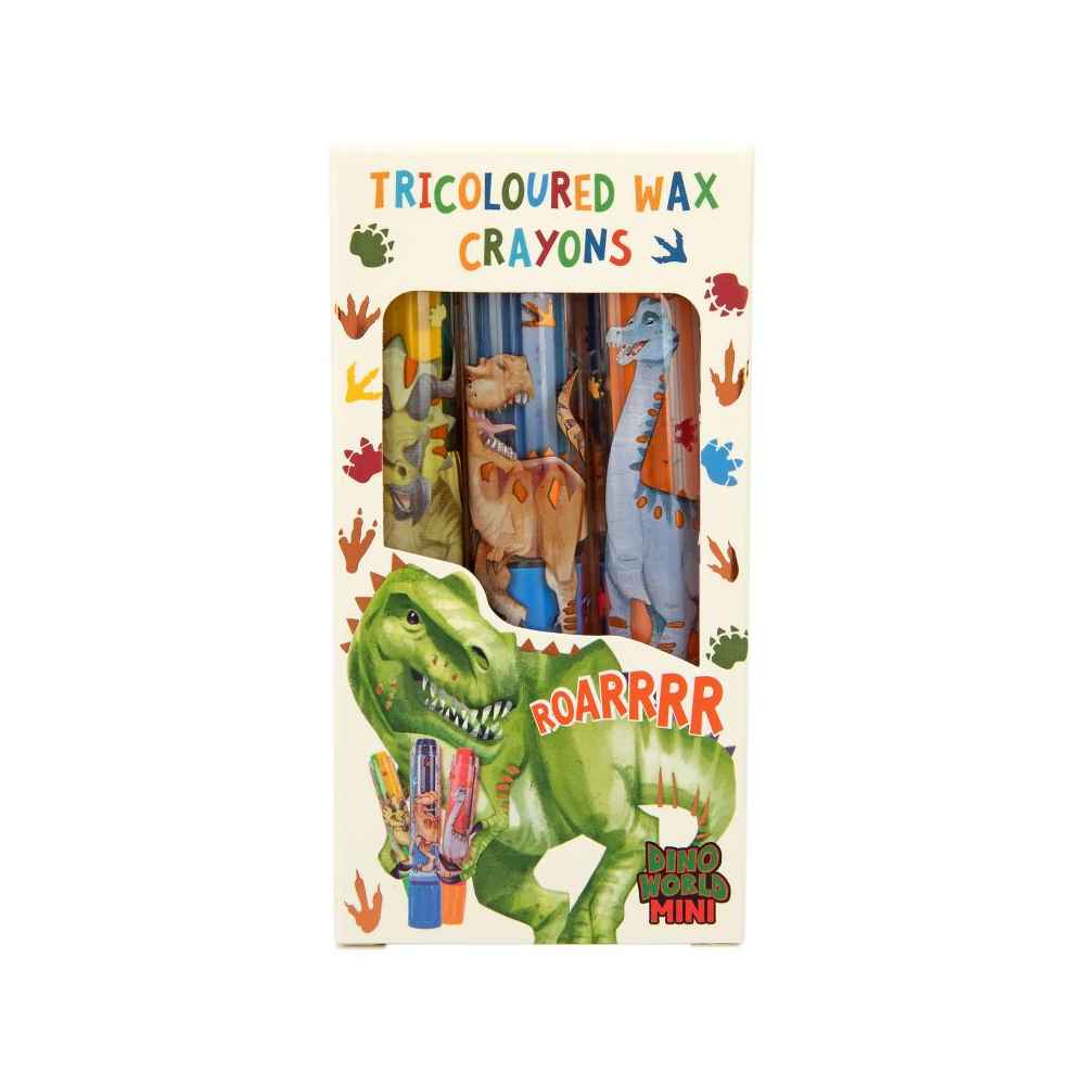 Dino World Mini vokskridtsæt