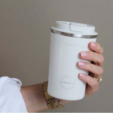 Aya & Ida Thermo Cup2Go 380 ml, Winter White