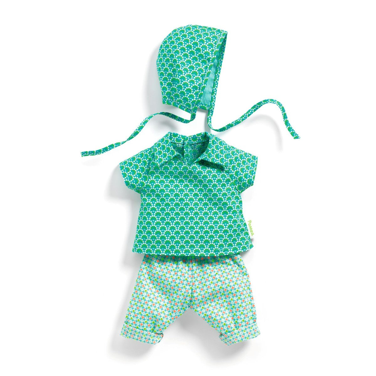 Djeco Pomea Dukketøj str. 30-34, Zazen sæt med hue