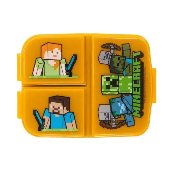 Minecraft® Madkasse med 3 rum