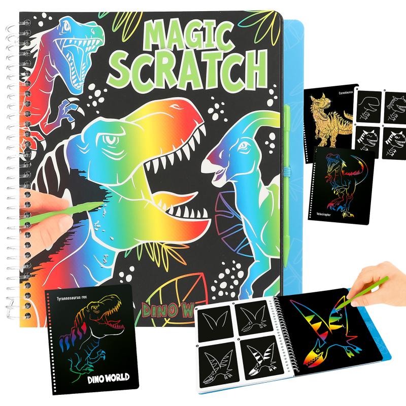 Dino World Magic Scratchbog
