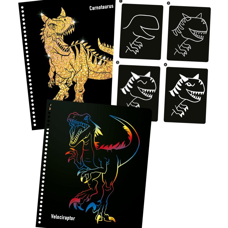 Dino World Magic Scratchbog