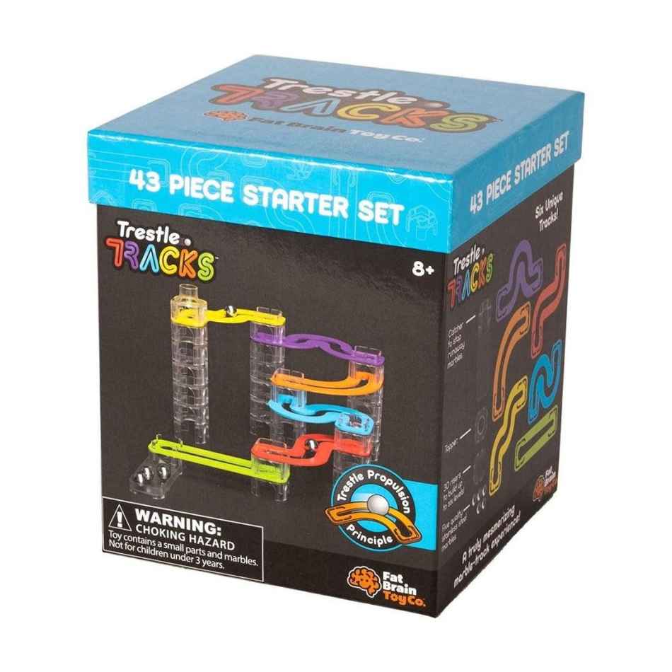 Fat Brain Trestle Tracks Kuglebane starterset 43 dele