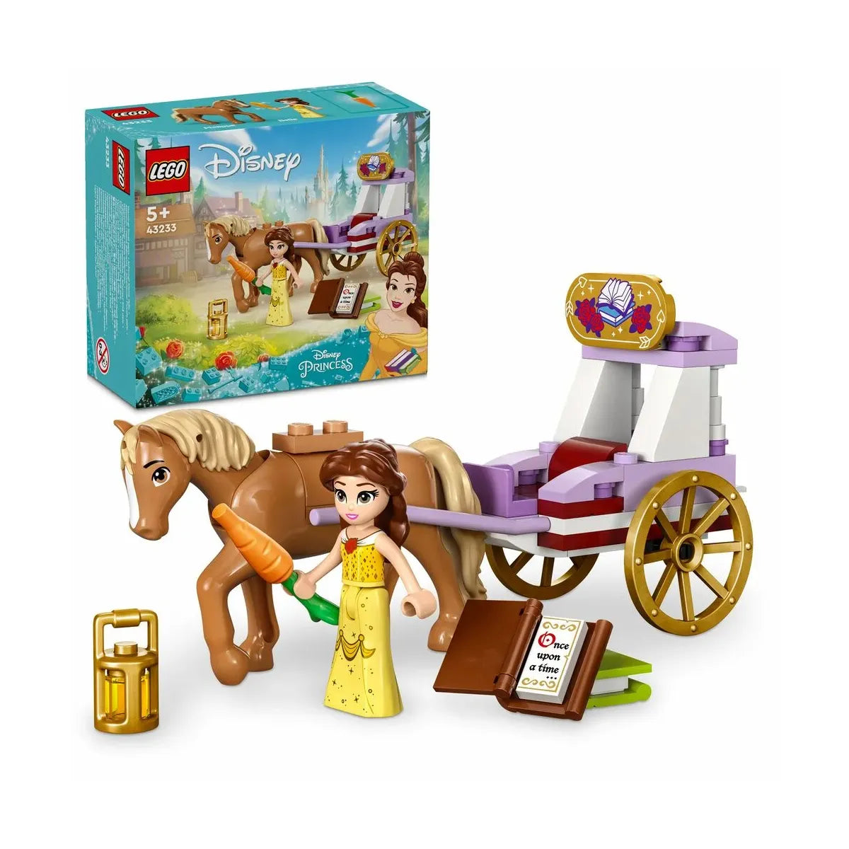 LEGO® Disney Princess Belles eventyr-hestevogn 43233
