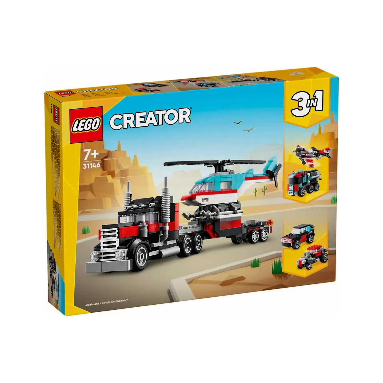 LEGO® Creator Blokvogn med helikopter 31146