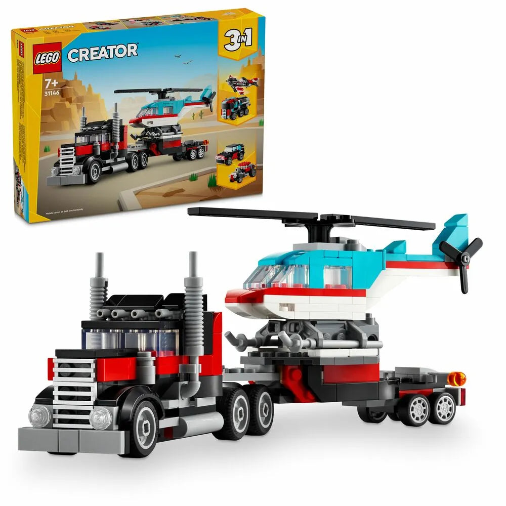 LEGO® Creator Blokvogn med helikopter 31146