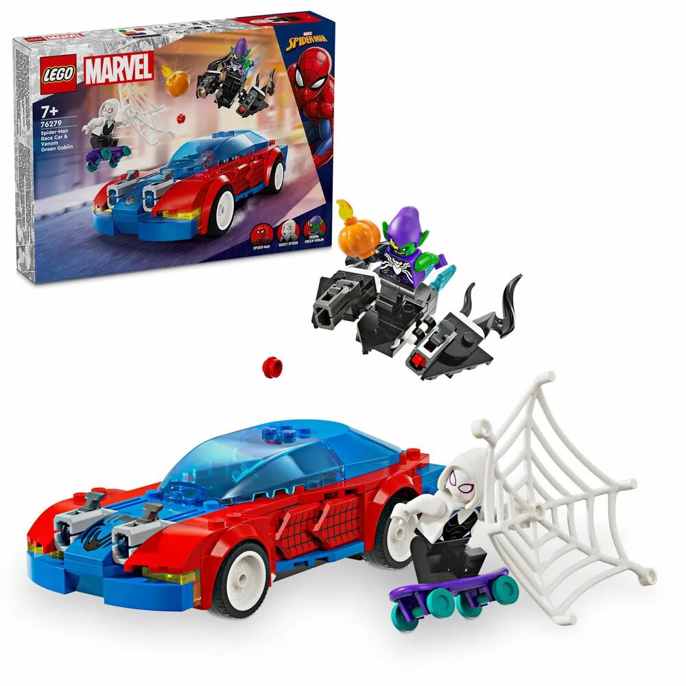 LEGO® Super Heroes Marvel Spider-Mans racerbil og Venom Green Goblin 76279