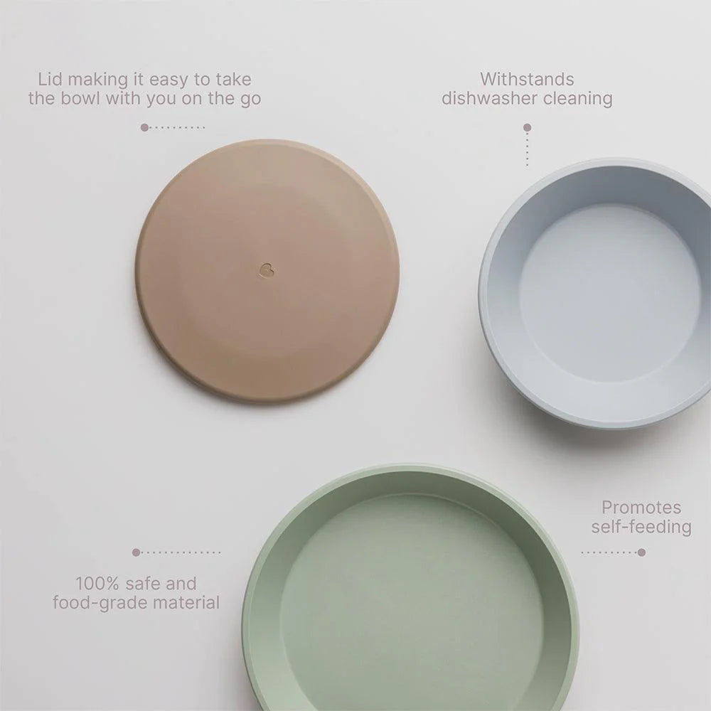 BIBS Spisesæt tallerkner, Blush