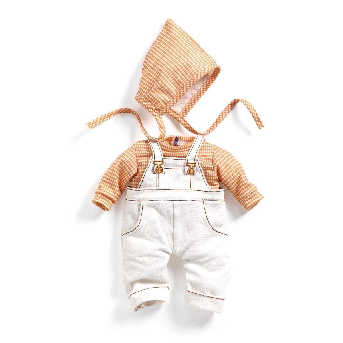 Djeco Pomea Dukketøj - Sæt med overalls Canelle str. 30-34 cm