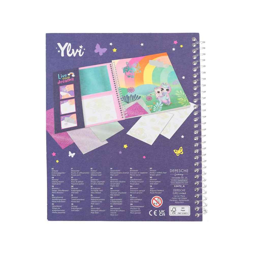 Ylvi Aktivitetsbog, Stickers & Shine