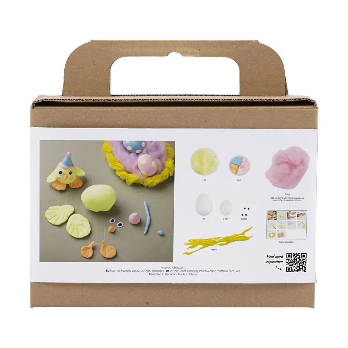 Creativ Company Mini DIY Kit Modellering, Påskefamilie
