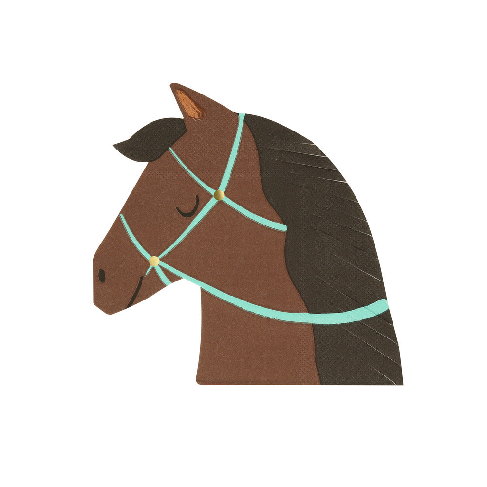 Meri Meri Servietter silhuet, Hest