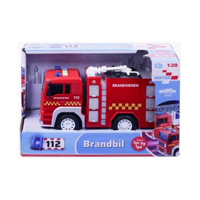 Brandbil med lys og lyd 18 cm