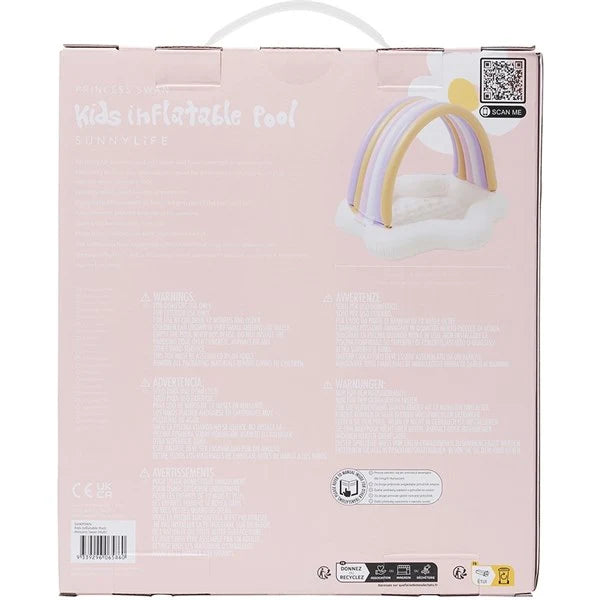Sunnylife Badebassin med skygge, Princess Swan Multi