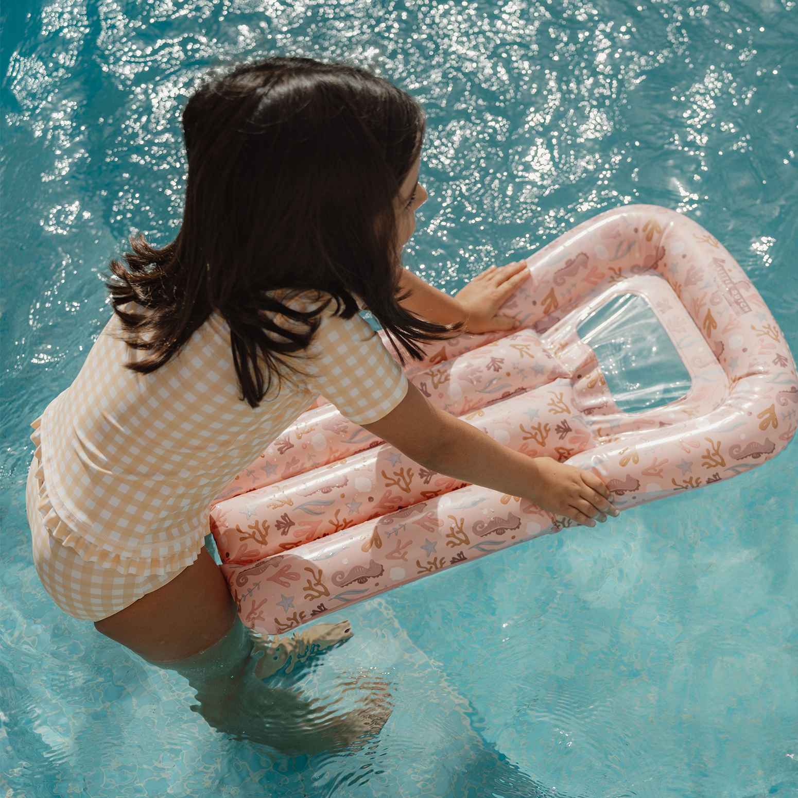 Little Dutch Luftmadras 70 cm, Ocean Dreams Pink