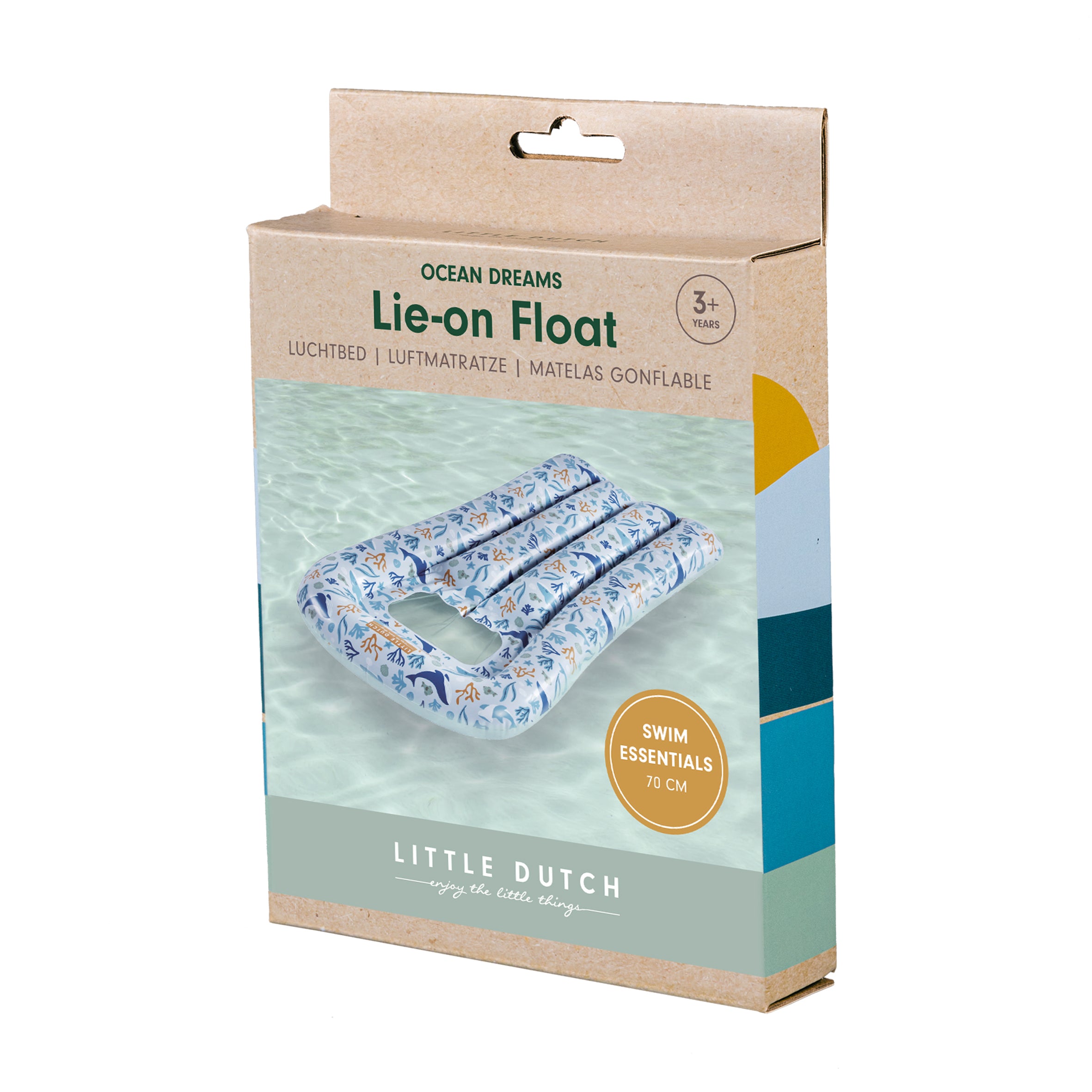Little Dutch Luftmadras 70 cm, Ocean Dreams Blue
