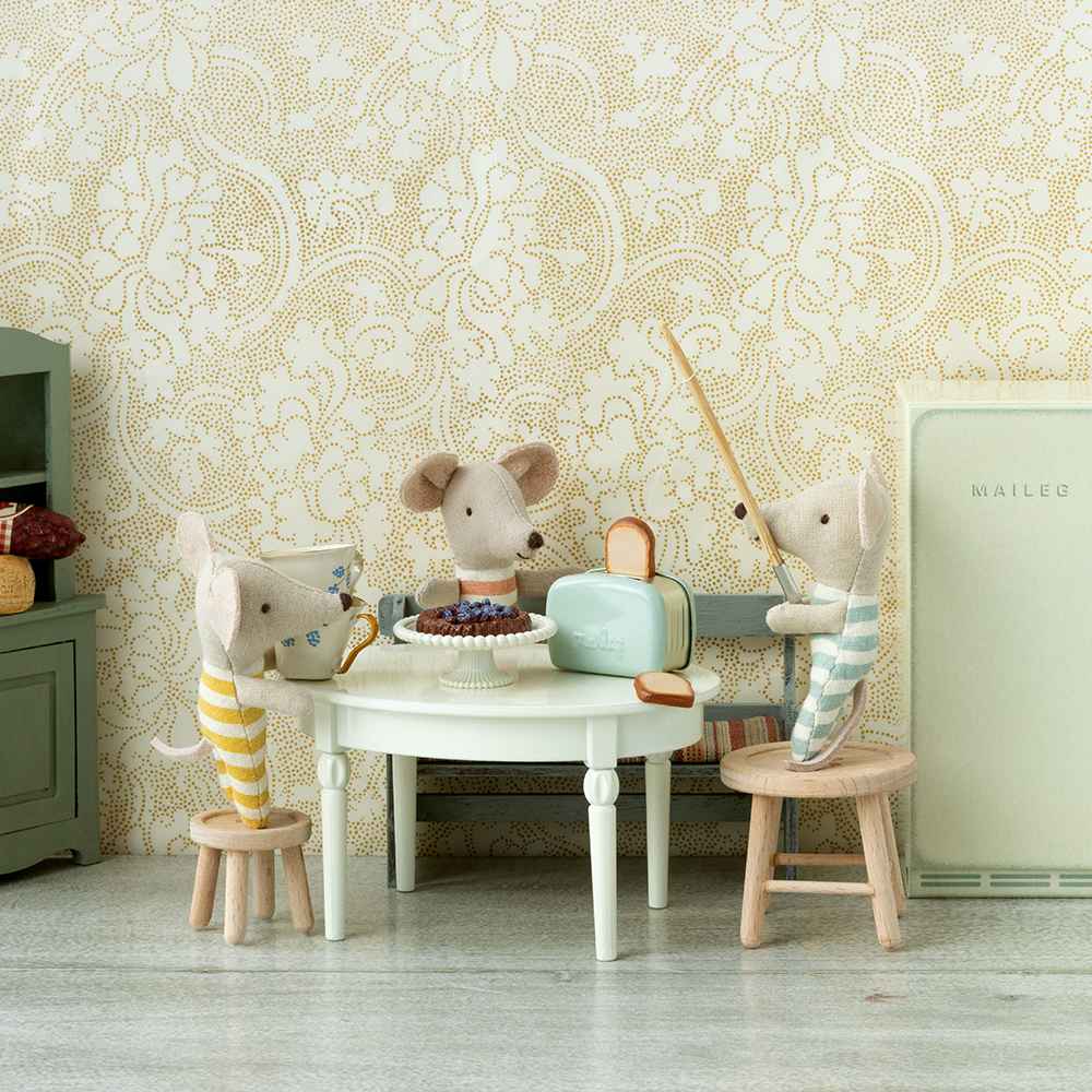 Maileg Mus, Toaster i metal mint