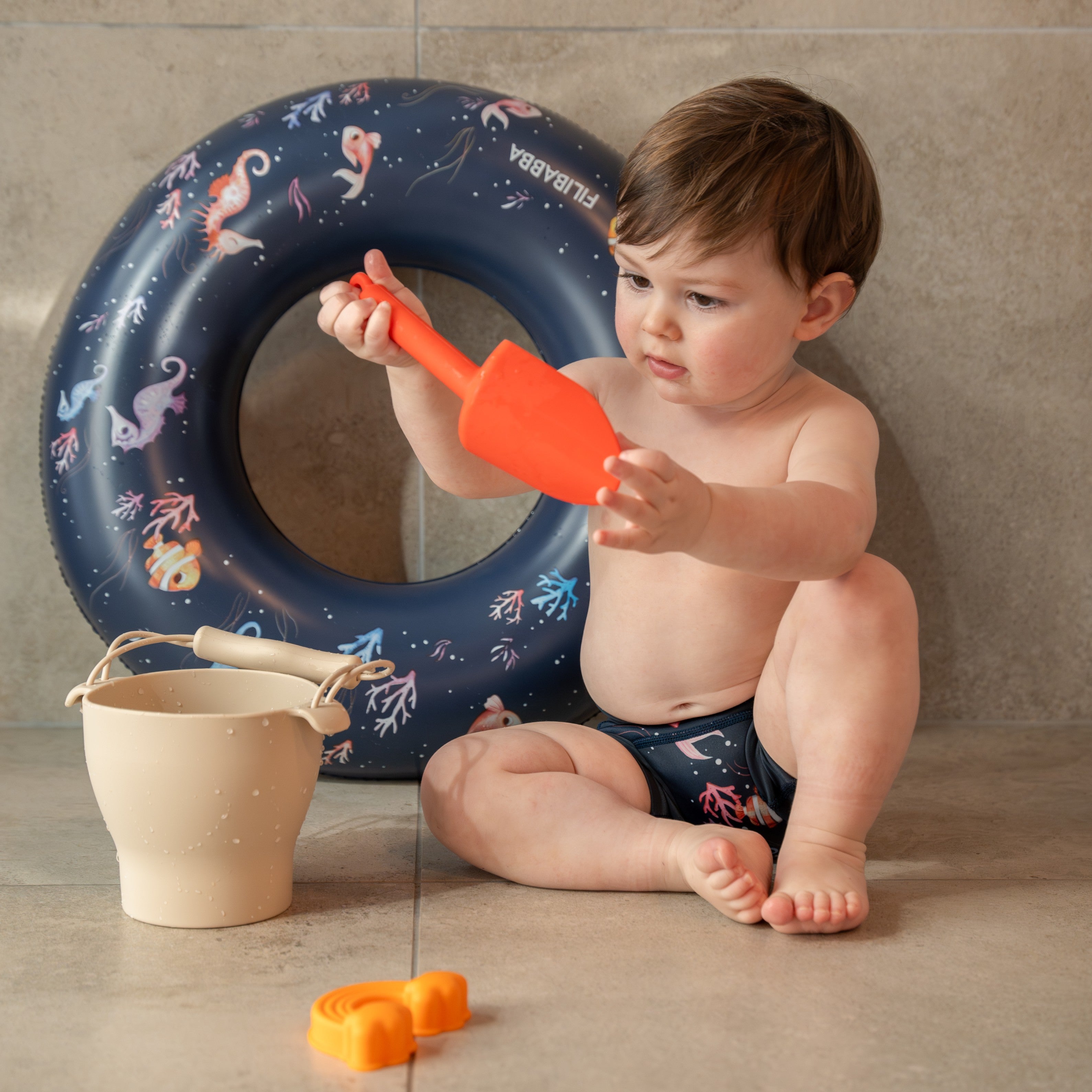 Filibabba Badering 40 cm Alfie, Rainbow Reef